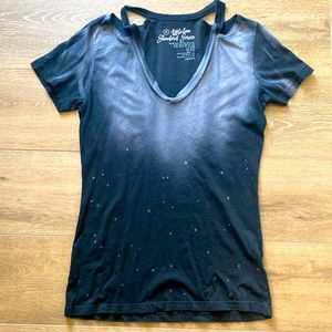 NWOT Affliction Cutout Tee